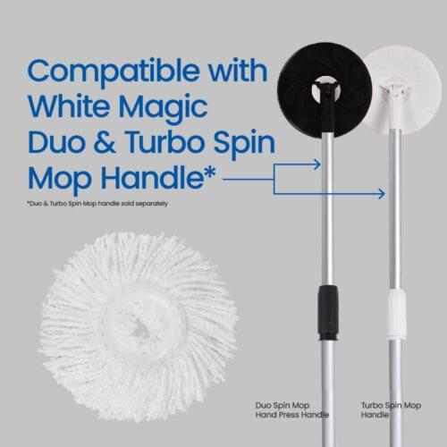 White Magic Microfibre Mop Head - Image 5