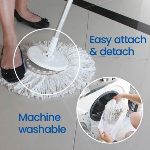 White Magic Microfibre Mop Head - Image 6