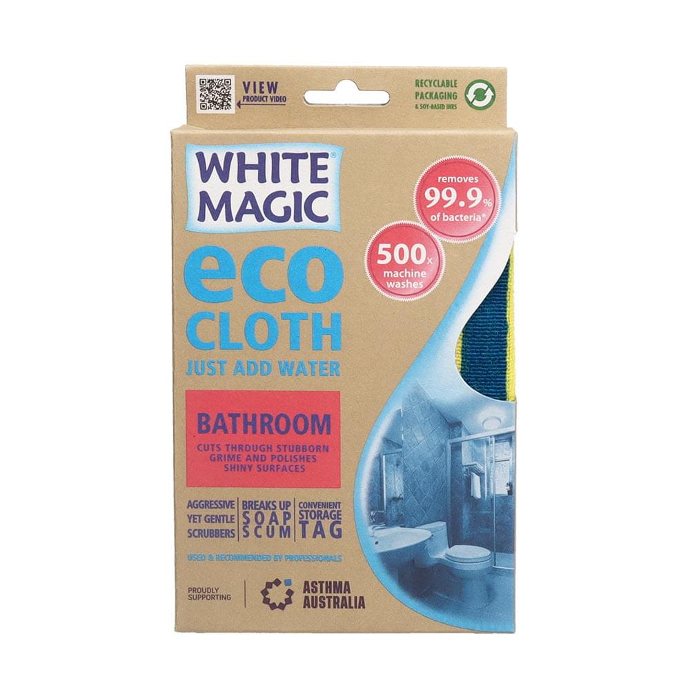 Eco Cloth Bathroom - White Magic