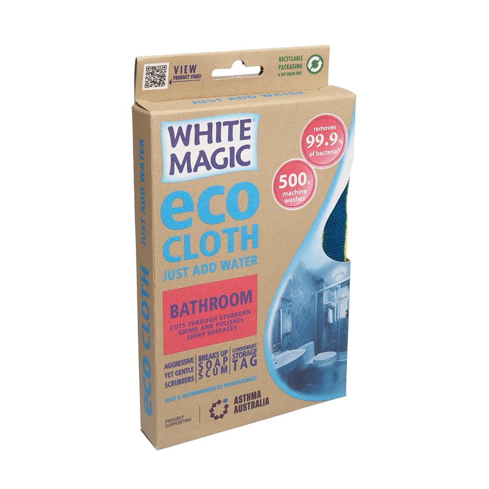 Eco Cloth Bathroom - White Magic