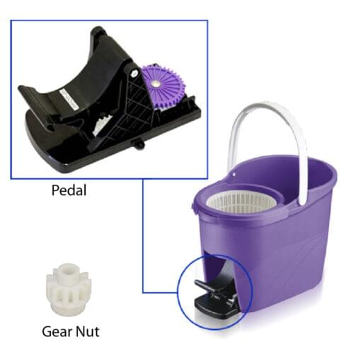 Spin Mop - Spinning Mechanism Pedal + Gear Nut