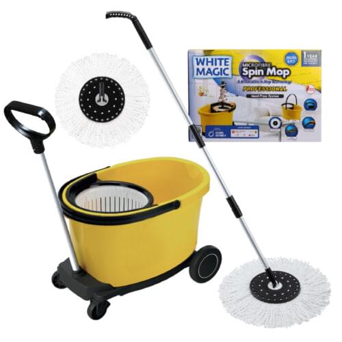 White Magic Professional Spin Mop Set - Image 2