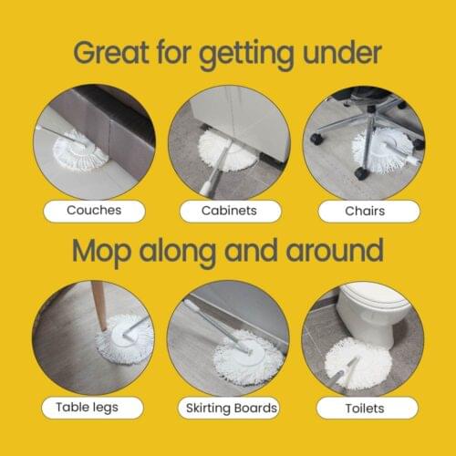 White Magic Extra Power Microfibre Mop Head - Image 5