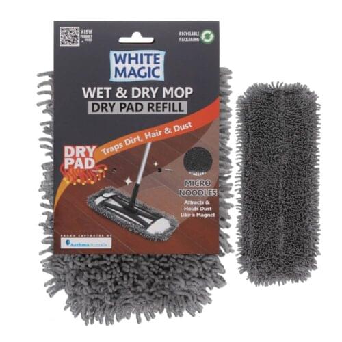 White Magic Wet & Dry Mop Dry Pad Refill - Image 2