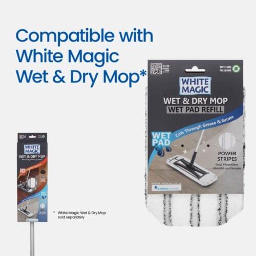 White Magic Wet & Dry Mop Wet Pad Refill - Image 4
