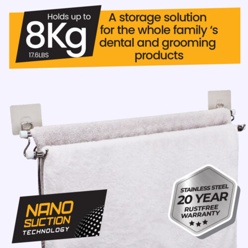 i-hook Double Towel Rail 70cm - Image 2