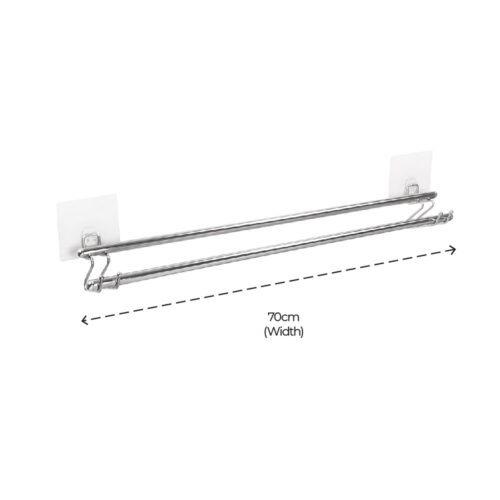 i-hook Double Towel Rail 70cm - Image 10