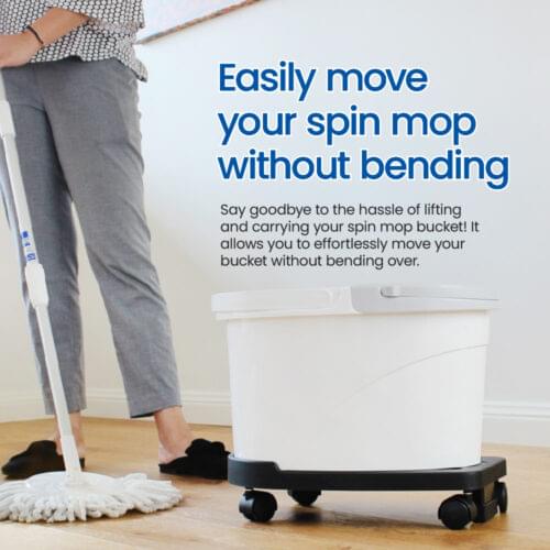 White Magic Spin Mop Trolley - Image 3