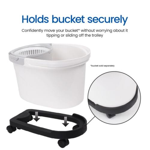 White Magic Spin Mop Trolley - Image 4