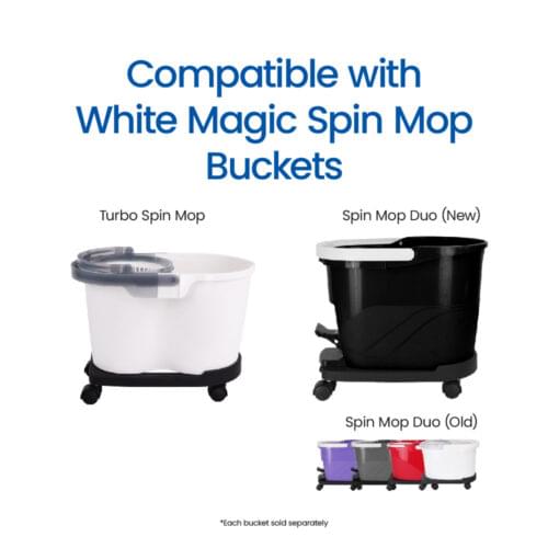 White Magic Spin Mop Trolley - Image 7
