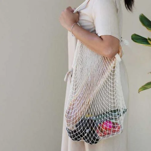 Eco Basics Shopping Bag - Long Handle - Image 4