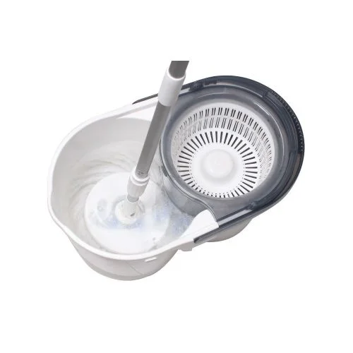 White Magic Turbo Spin Mop Hand Press - Image 11