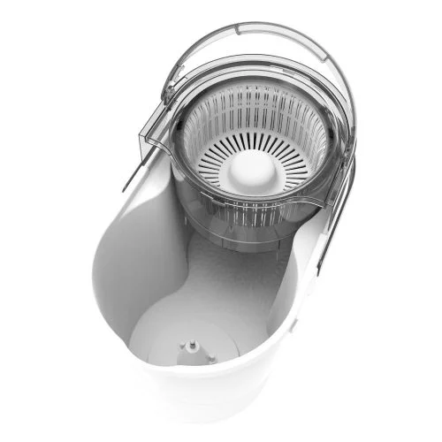 White Magic Turbo Spin Mop Hand Press - Image 14