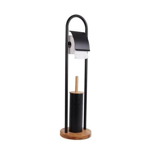 Eco Basics Toilet Roll Dispenser & Brush - Image 3