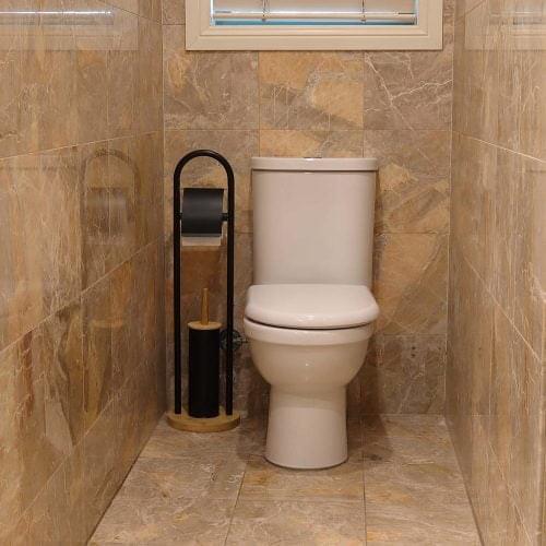 Eco Basics Toilet Roll Dispenser & Brush - Image 11