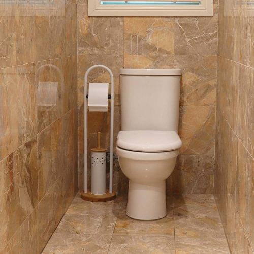 Eco Basics Toilet Roll Dispenser & Brush - Image 12