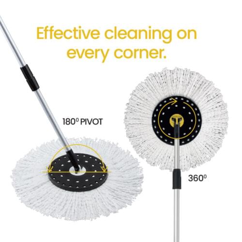 White Magic Professional Microfibre Mop Head - Image 4