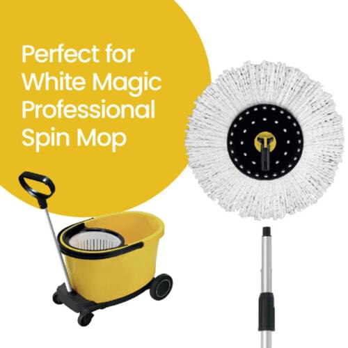 White Magic Professional Microfibre Mop Head - Image 5