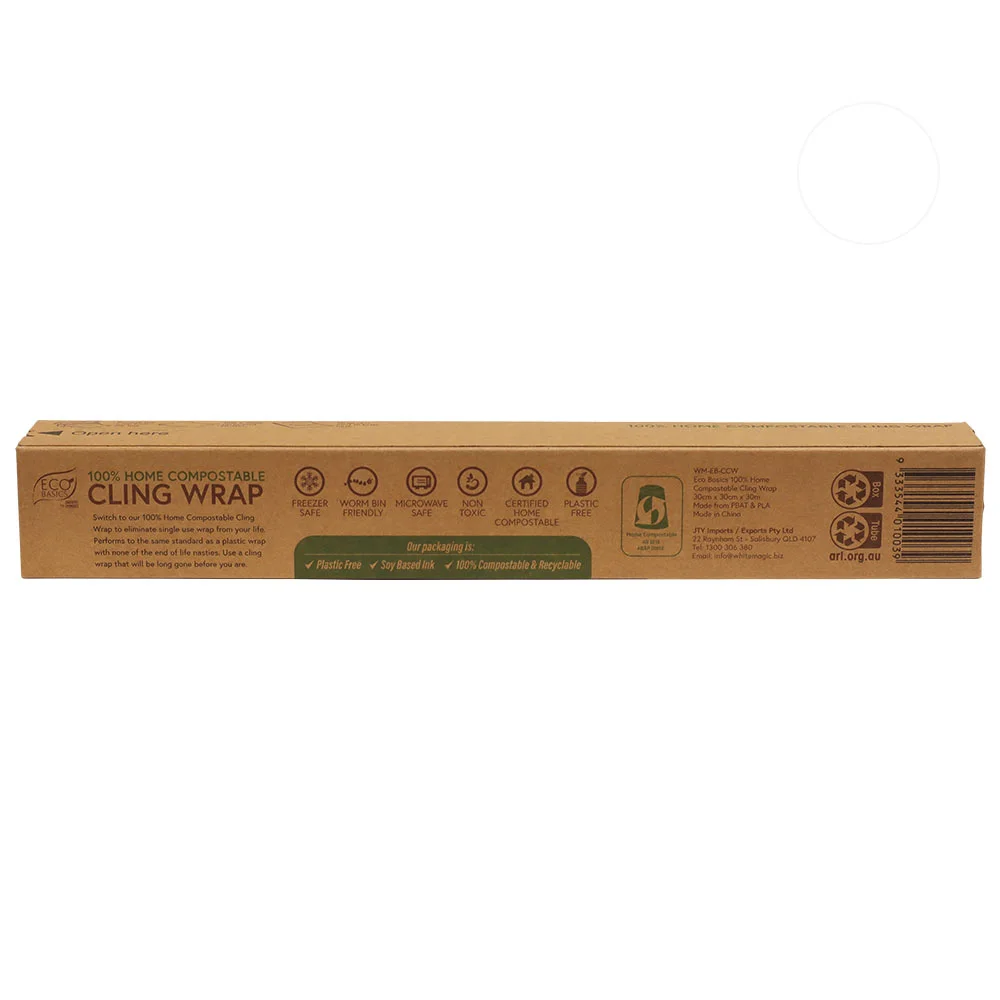 Eco Basics 100% Home Compostable Cling Wrap 