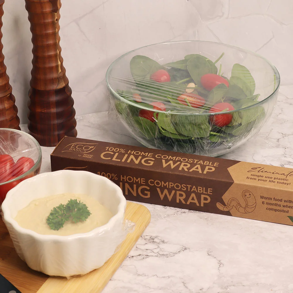 Eco Basics 100% Home Compostable Cling Wrap 