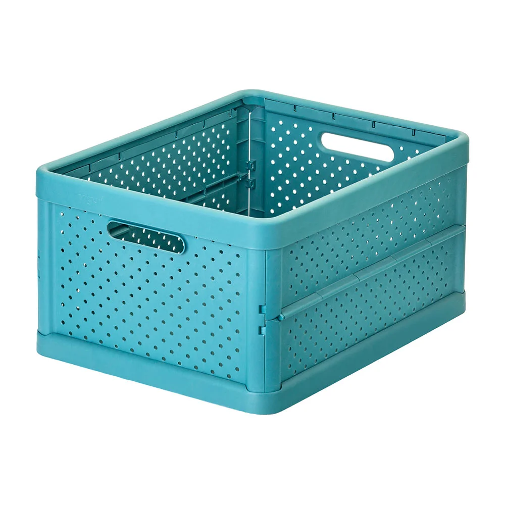 32 L Collapsible Utility Crate with Handles