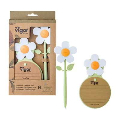 Florganic Pen Magnet Notebook