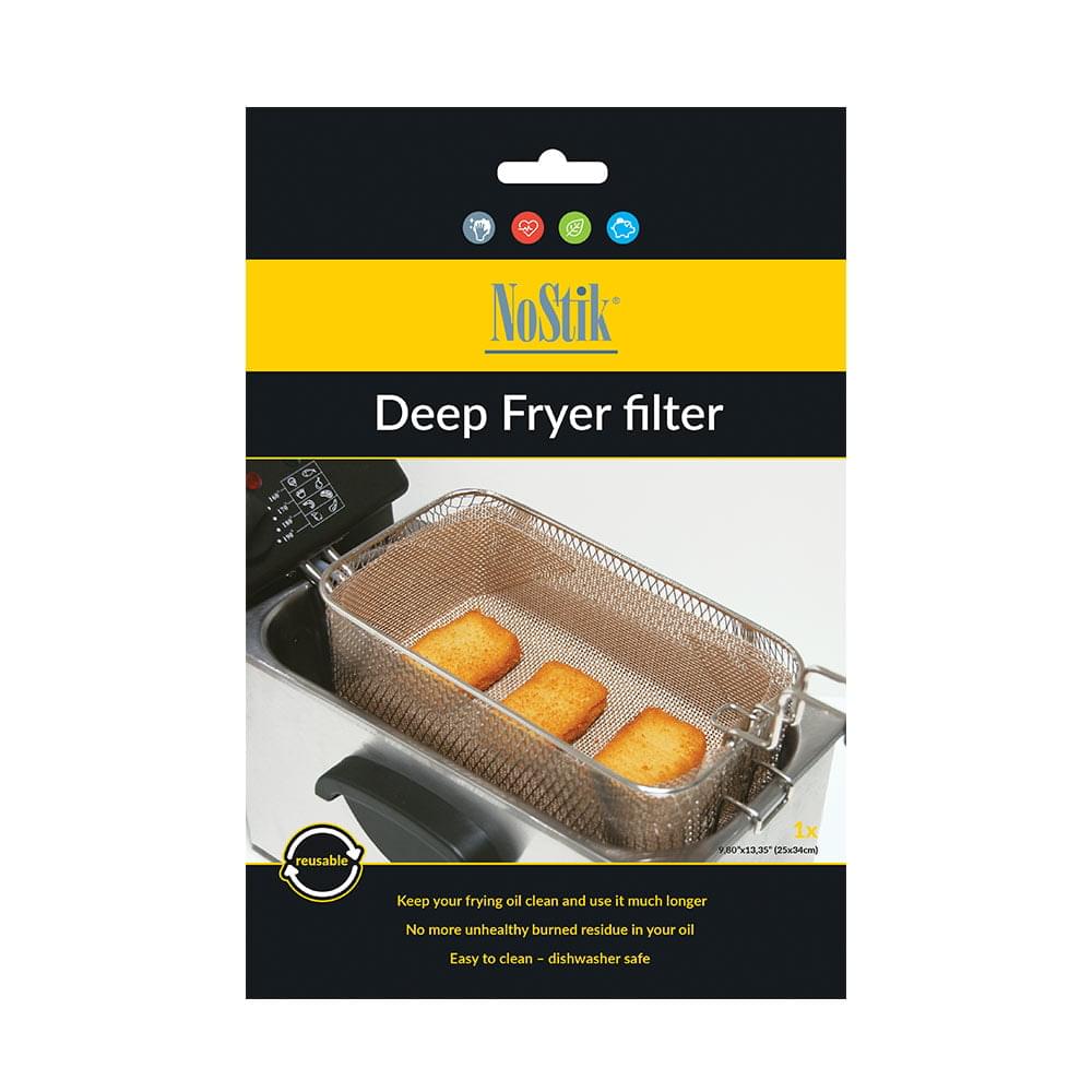 Filtre friteuse NoStik - 1 pièce - 250 x 340 mm - réutilisable