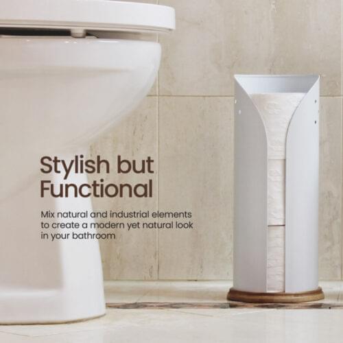 Eco Basics Toilet Roll Holder - Image 2