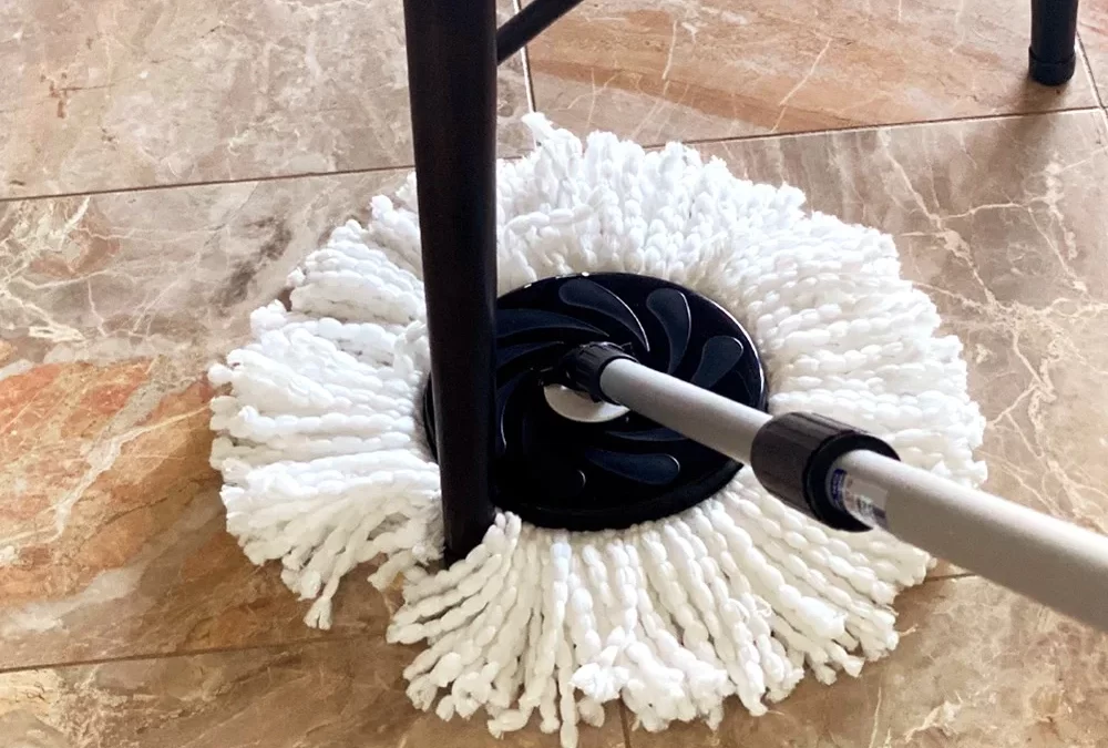 How to use the White Magic Spin Mop for Cleaning Hard Floors at Home