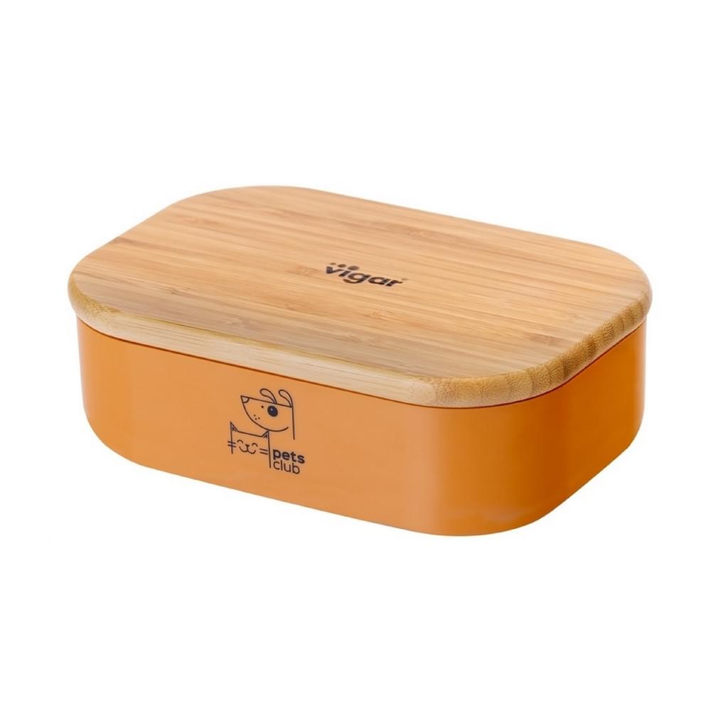 BAMBOO TREAT JAR - LARGE