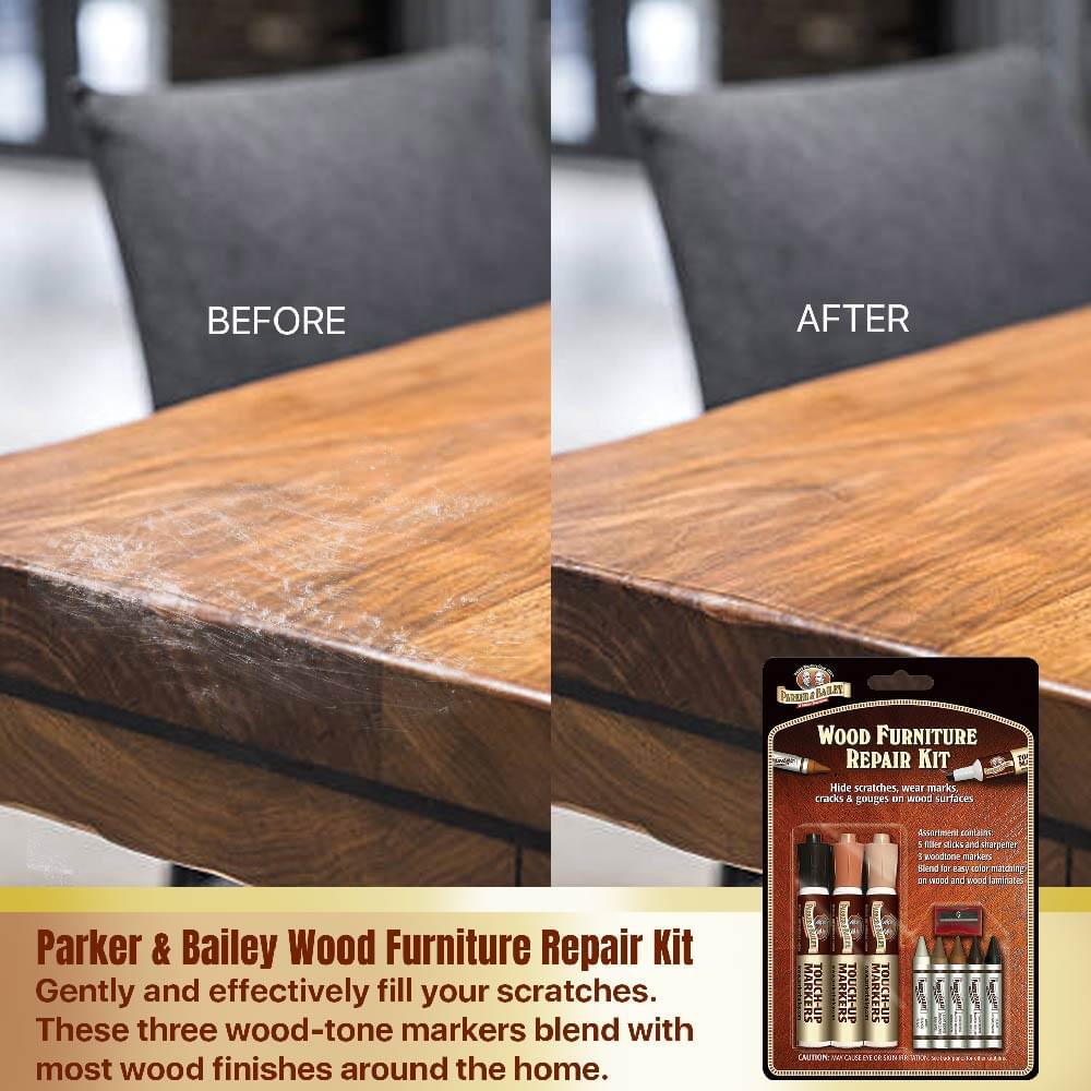 picobello // Wood Repair Set - Scratches on laminate, parquet, vinyl,  furniture, wood decor 