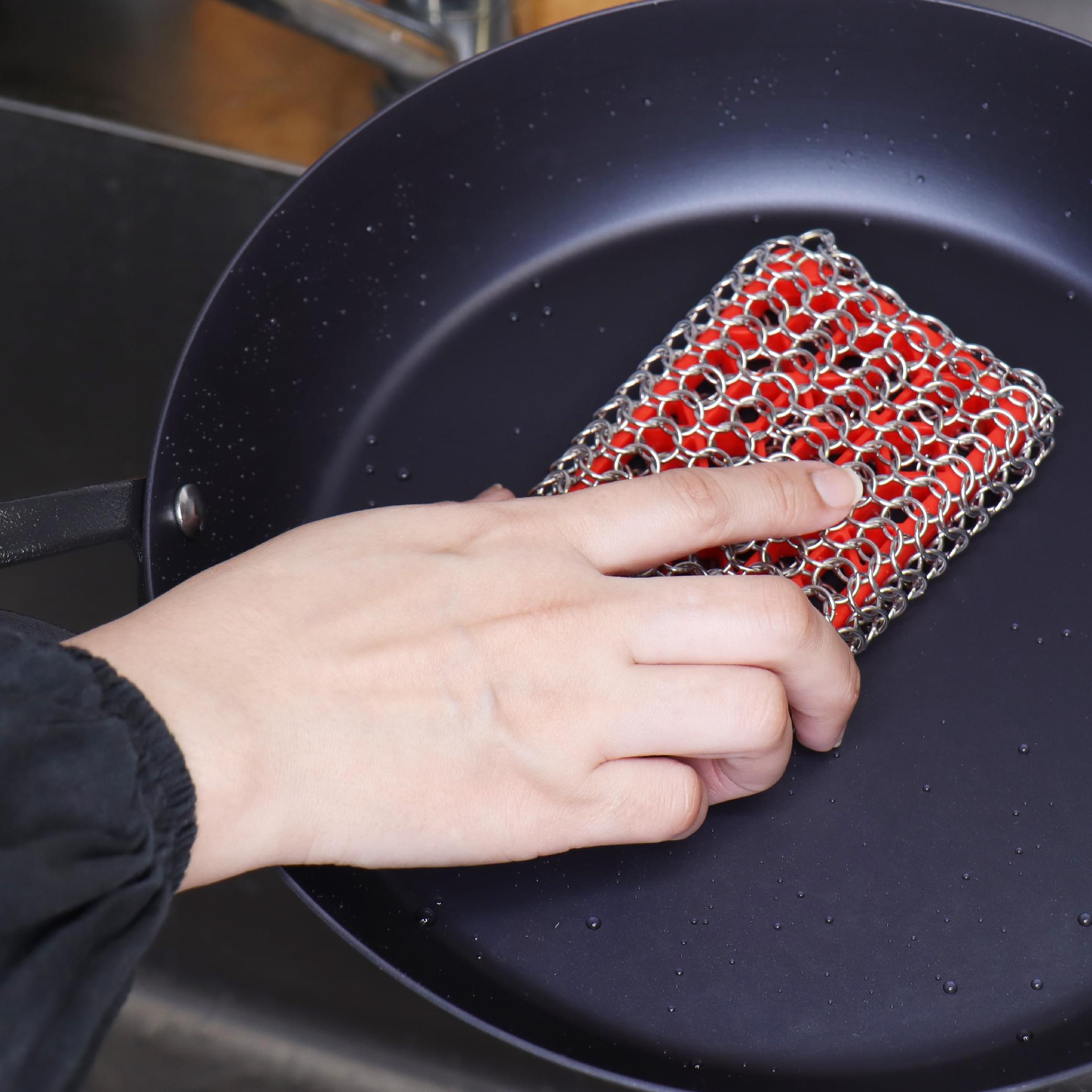 Chain mail or stainless steel scrubber? : r/castiron