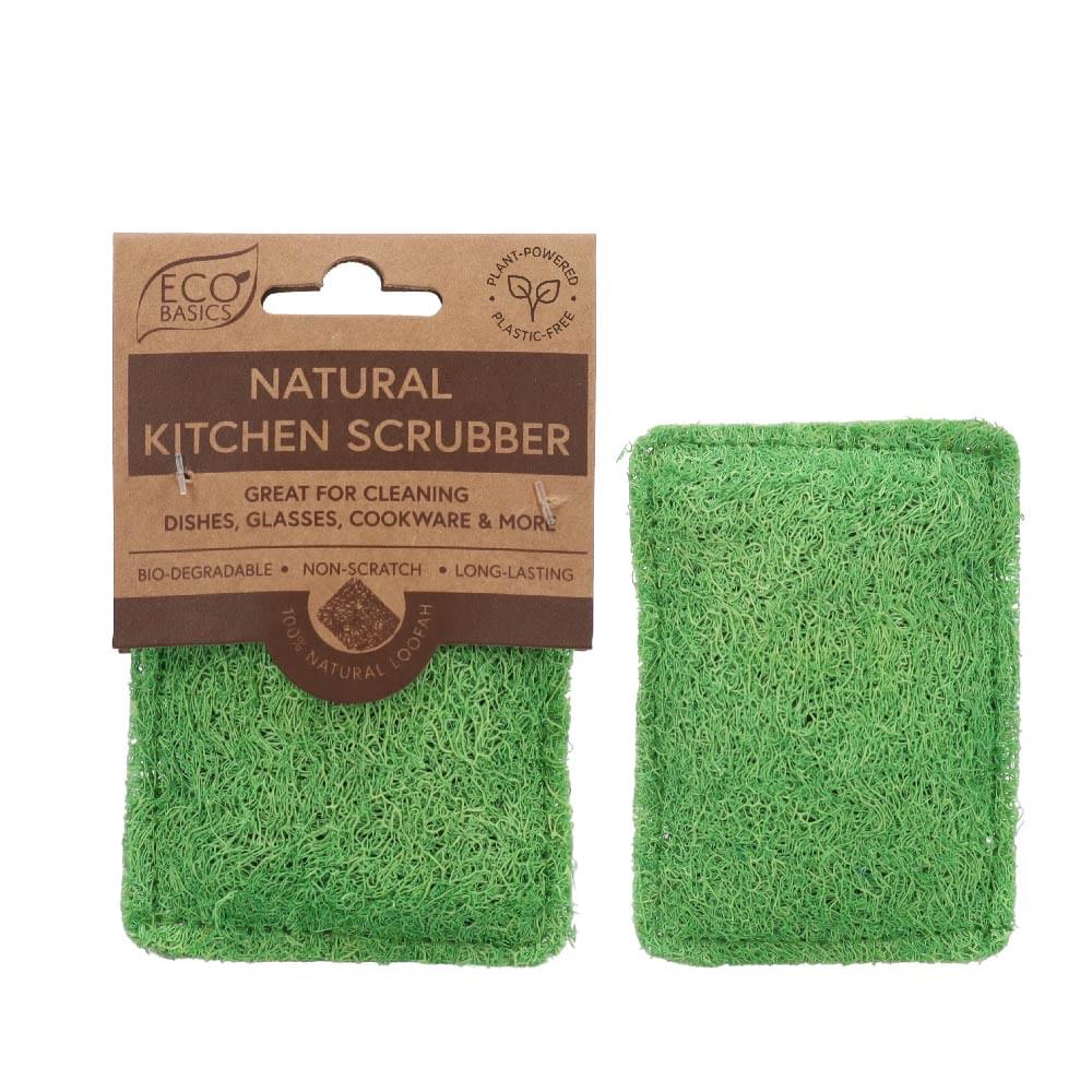 Eco Basics Natural Kitchen Scrubber - White Magic