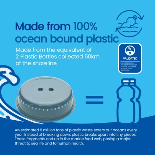 White Magic 100% Ocean Bound Plastic Microwave Food Cover - Image 7