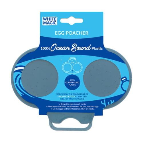 White Magic 100% Ocean Bound Plastic Egg Poacher