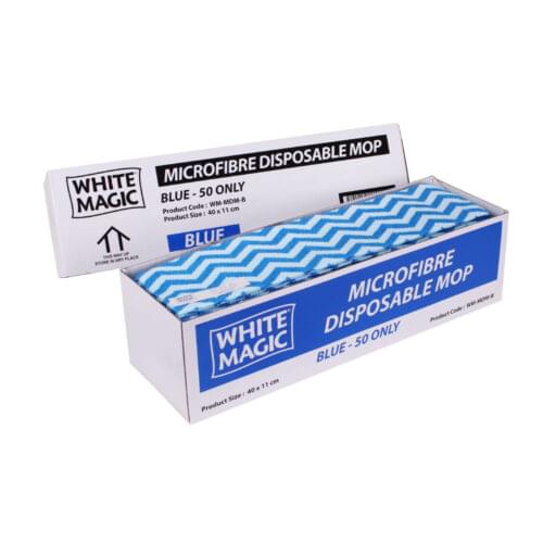 White Magic Commercial Microfibre Disposable Mop Pads - Image 5
