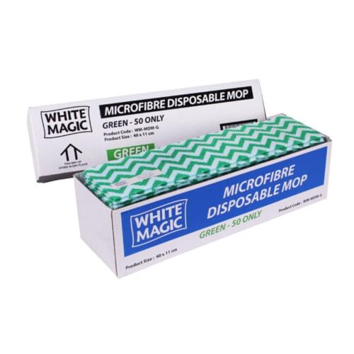 White Magic Commercial Microfibre Disposable Mop Pads - Image 7