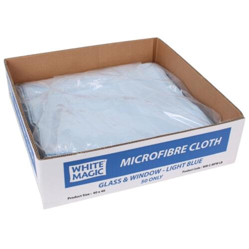 White Magic Commercial Microfibre Glass & Window Cloth - Image 2