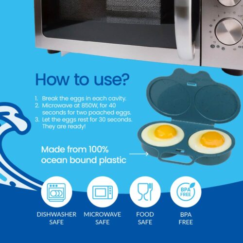 White Magic 100% Ocean Bound Plastic Egg Poacher - Image 11