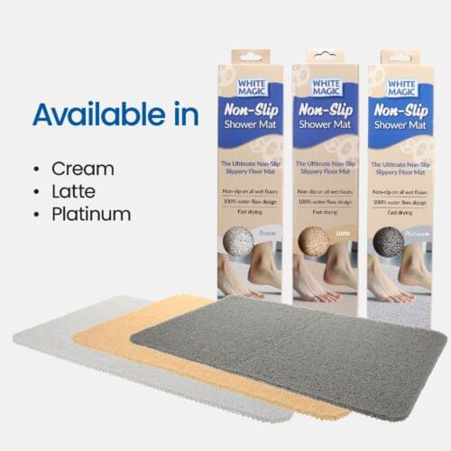 White Magic Non-Slip Shower Mat - Image 2