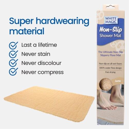 White Magic Non-Slip Shower Mat - Image 6