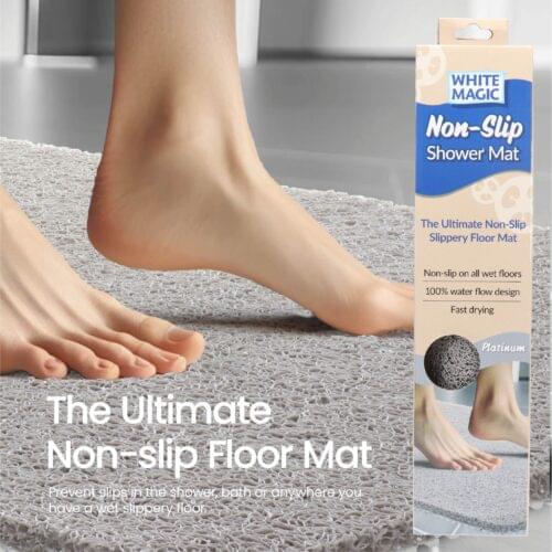 White Magic Non-Slip Shower Mat - Image 3