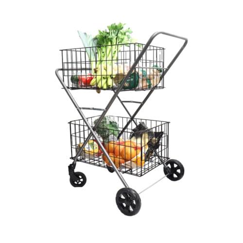 Dual Handy Basket Cart - Image 4