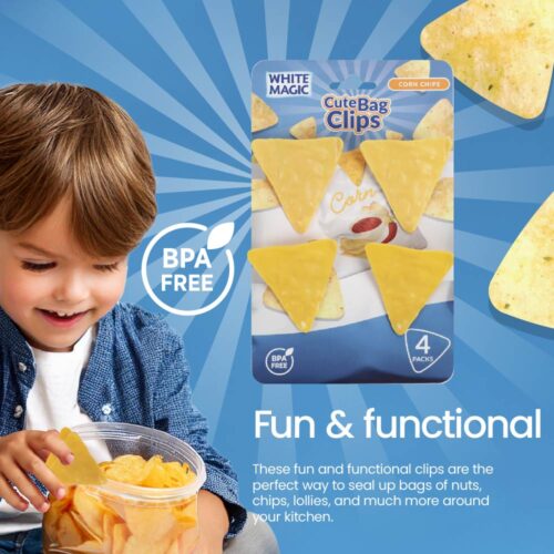 Cute Bag Clips 4 Pack - Corn Chips - Image 9