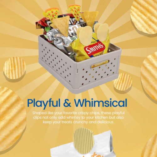 Cute Bag Clips 4 Pack - Potato Chips - Image 8