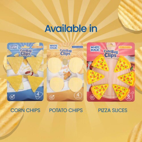 Cute Bag Clips 4 Pack - Potato Chips - Image 6