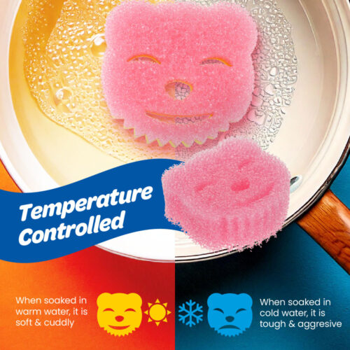 White Magic Scrubtastic Scrub & Wipe Sponge Duo 2 Pack - Image 2