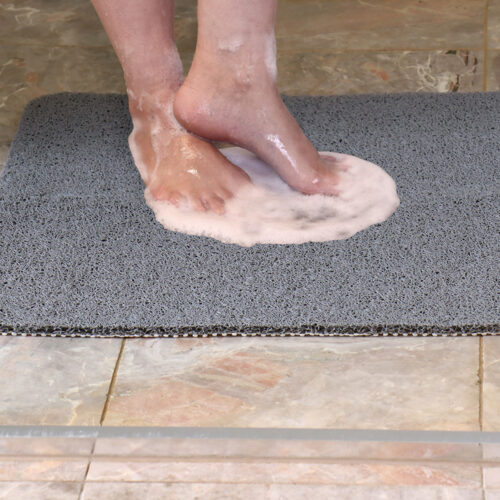 White Magic Non-Slip Shower Mat Square - Image 12